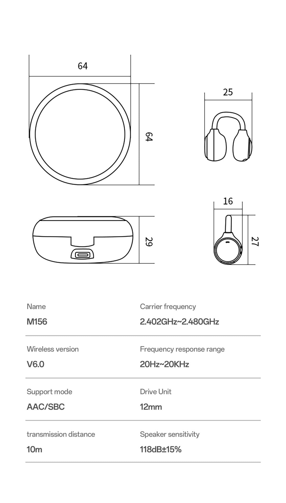 Clip-On Open Ear Earbuds | Zero Leak Spatial Audio Headset