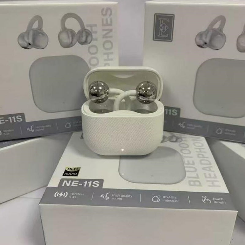 NE-7S Bluetooth 5.49 Open Ear Clip Earbuds Sports Wireless Headphones Long Battery Life