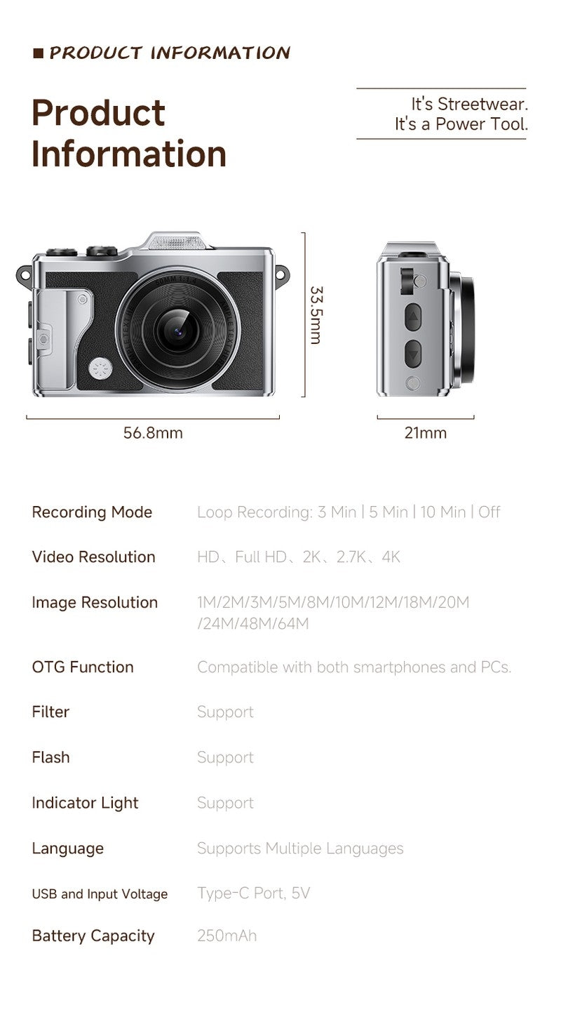 T5 Smart Loop Recording with Adjustable Duration Settings