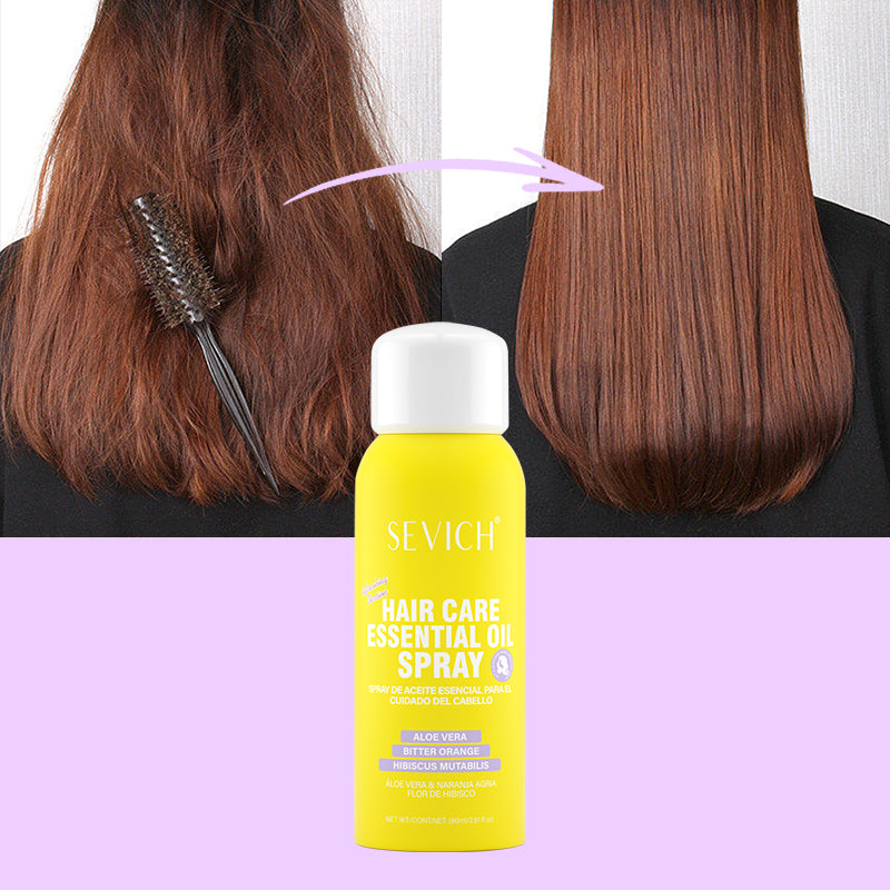 Moisturizing and smoothing hair spray for silky nourished hair