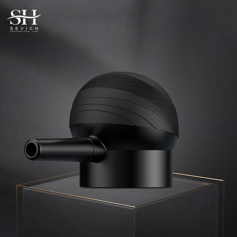 Keratin fiber spray applicator with non-slip design