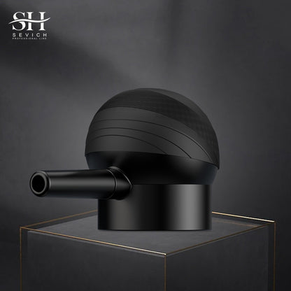 Keratin fiber spray applicator with non-slip design