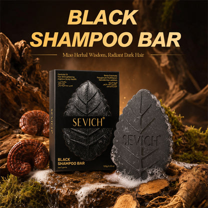 Black Soap Bar: Prevents Graying and Repairs Damage