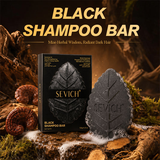 Black Soap Bar: Prevents Graying and Repairs Damage