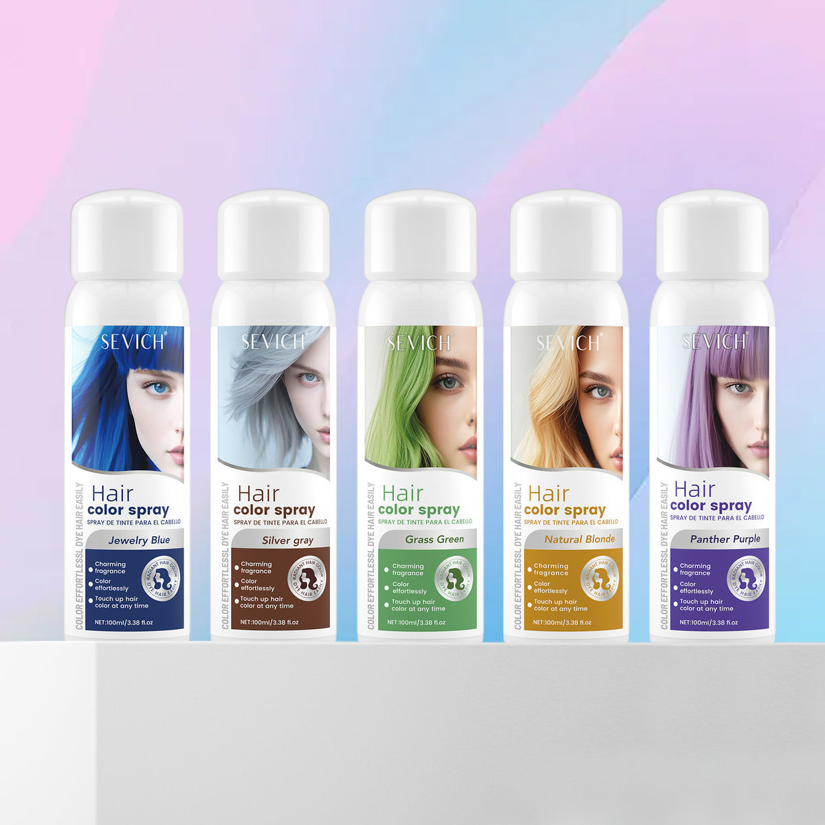 Washable Multi-colored Blonde Hair Color Spray (100ml)