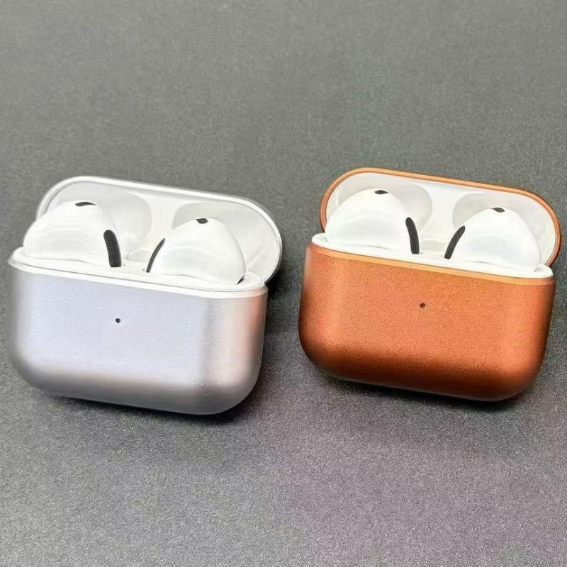Matte Metal Shell Wireless Bluetooth Earbuds, Fashion In-Ear Stereo Headphones