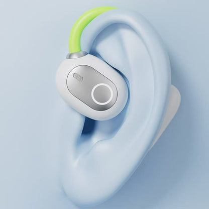 Transparent Round OWS Open Ear Bluetooth Earbuds With Digital Power Display