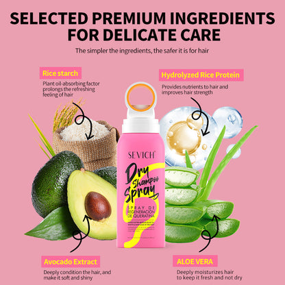 Natural Aloe Refreshing & Volumizing Dry Shampoo Spray