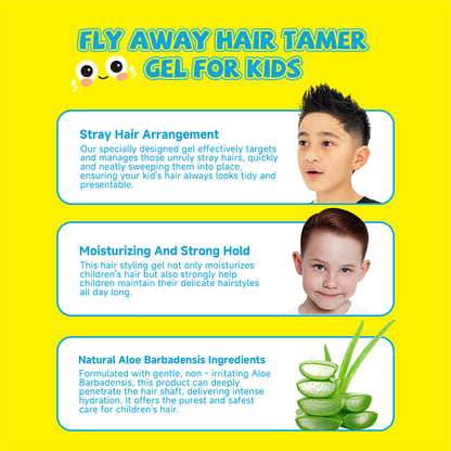 Waterproof, Long-Lasting Edge Control and Texturizing Hair Gel for Kids
