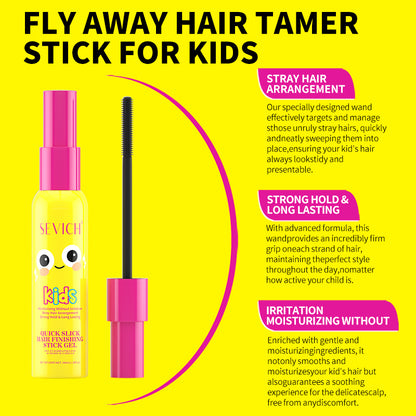 Strong-Hold Anti-Frizz Hair Wax Stick for Children