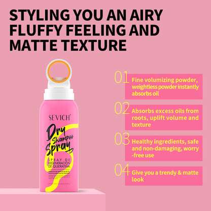 Natural Aloe Refreshing & Volumizing Dry Shampoo Spray