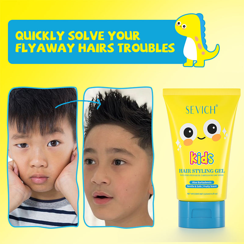 Waterproof, Long-Lasting Edge Control and Texturizing Hair Gel for Kids