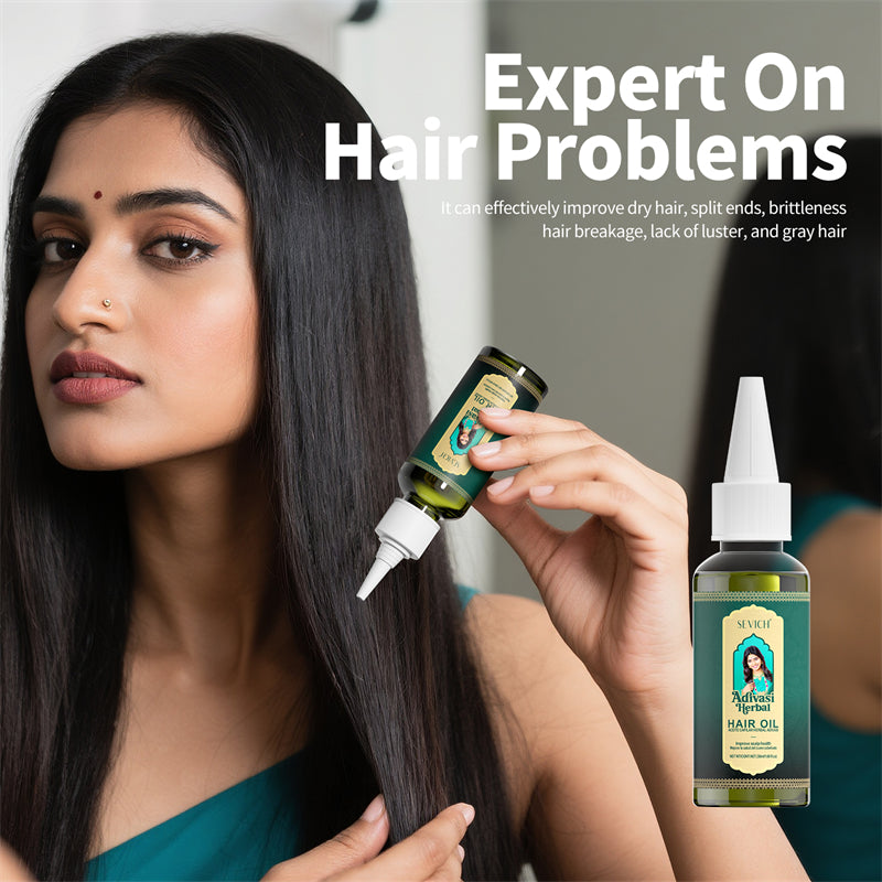 Natural Organic Adivasi Herbal Hair Oil