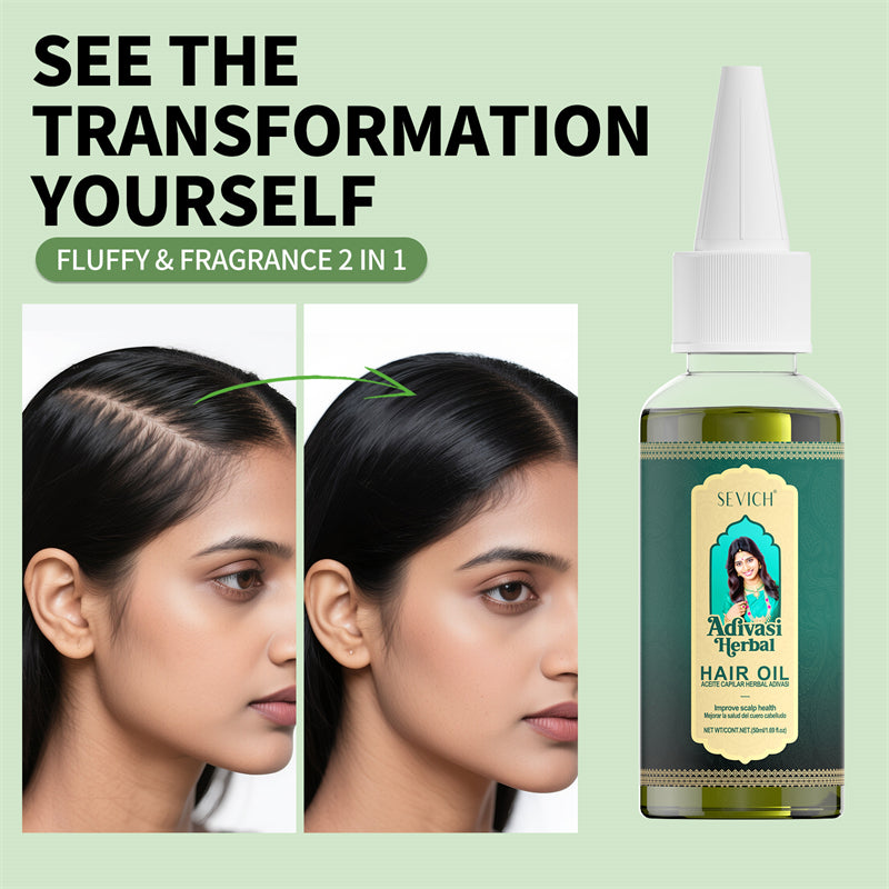 Natural Organic Adivasi Herbal Hair Oil