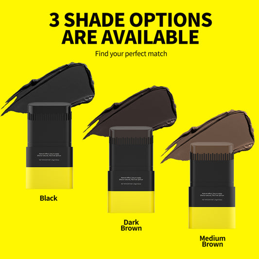 Black-brown hair dye touch-up stick