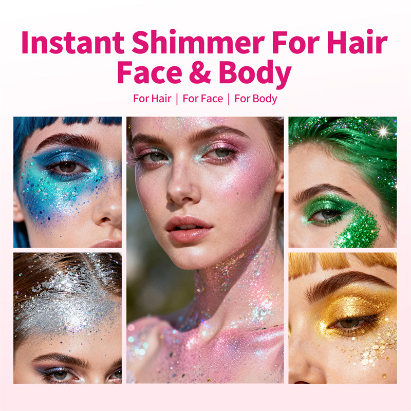 Waterproof, skin-friendly highlighter with mermaid-like shimmer