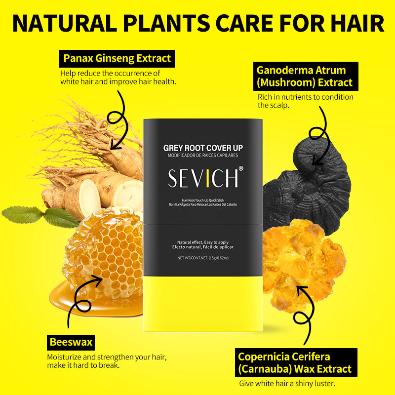Black-brown hair dye touch-up stick