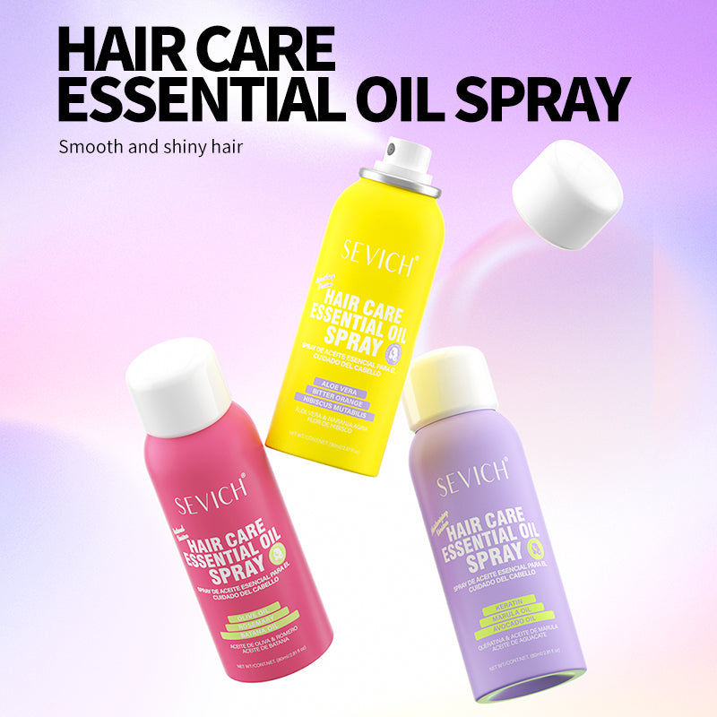 Moisturizing and smoothing hair spray for silky nourished hair