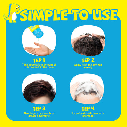 Waterproof, Long-Lasting Edge Control and Texturizing Hair Gel for Kids