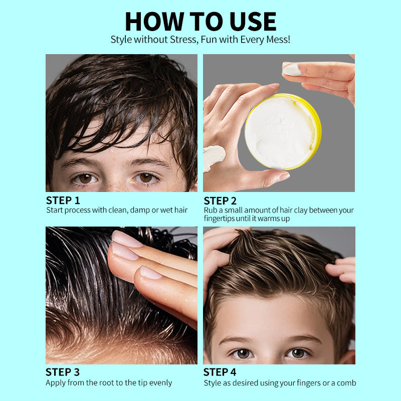 Moisturizing children's hair styling stick