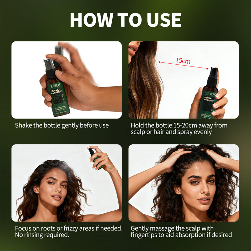 Customizable Natural Hair Care Spray