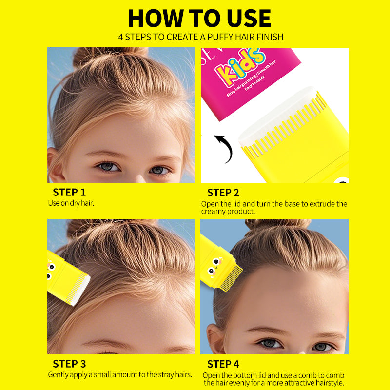 Anti-Frizz Hair Styling Wax Stick for Children