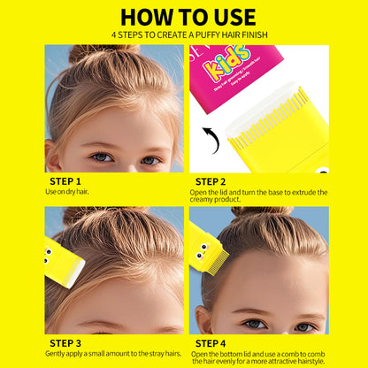 Anti-Frizz Hair Styling Wax Stick for Children