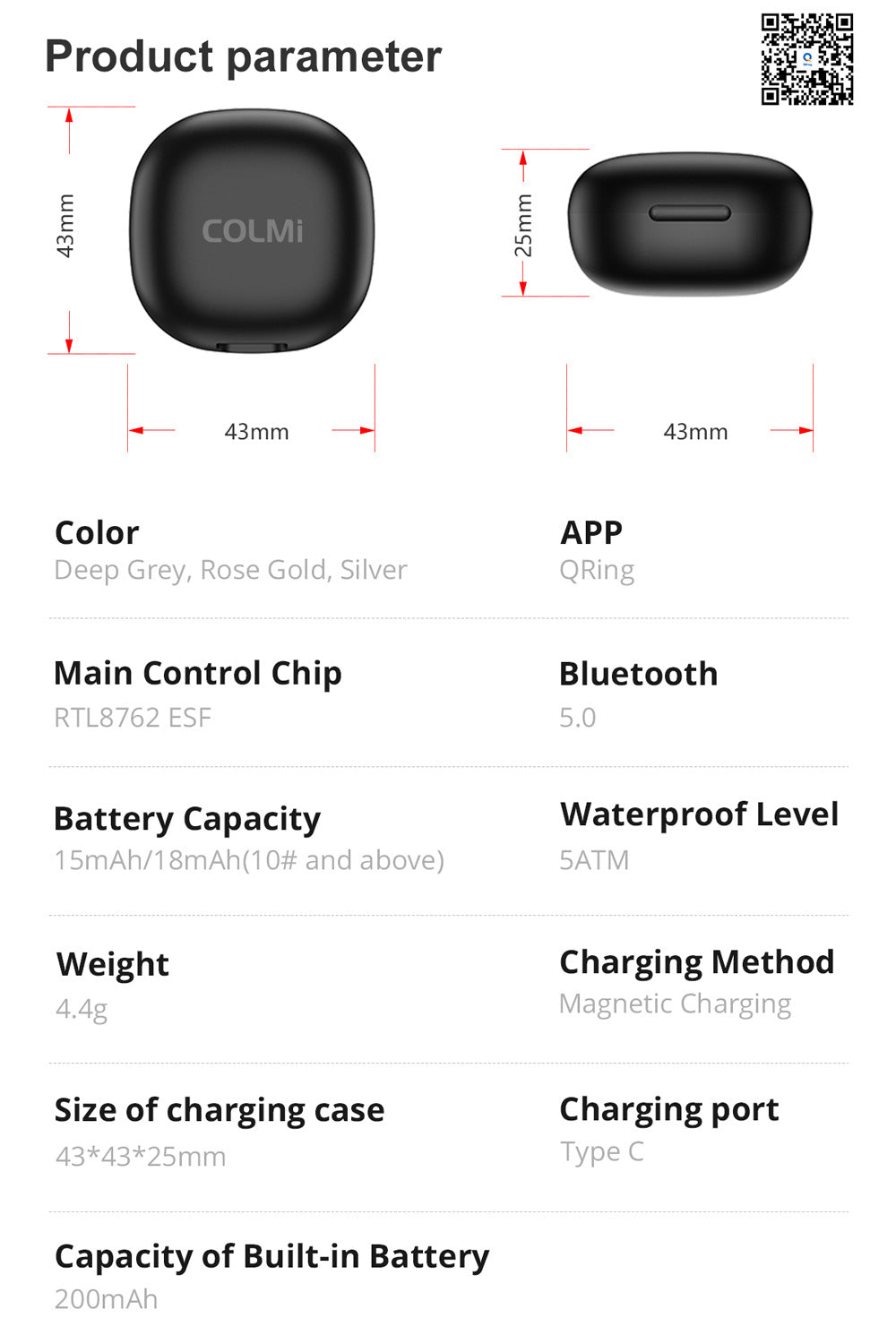 Smart Health Ring Fitness Tracker Ring For Sleep Heart Rate Monitoring