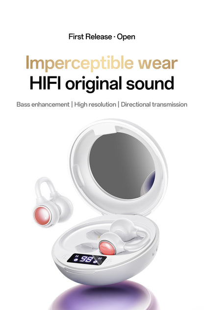 Clip-On Open Ear Earbuds | Zero Leak Spatial Audio Headset