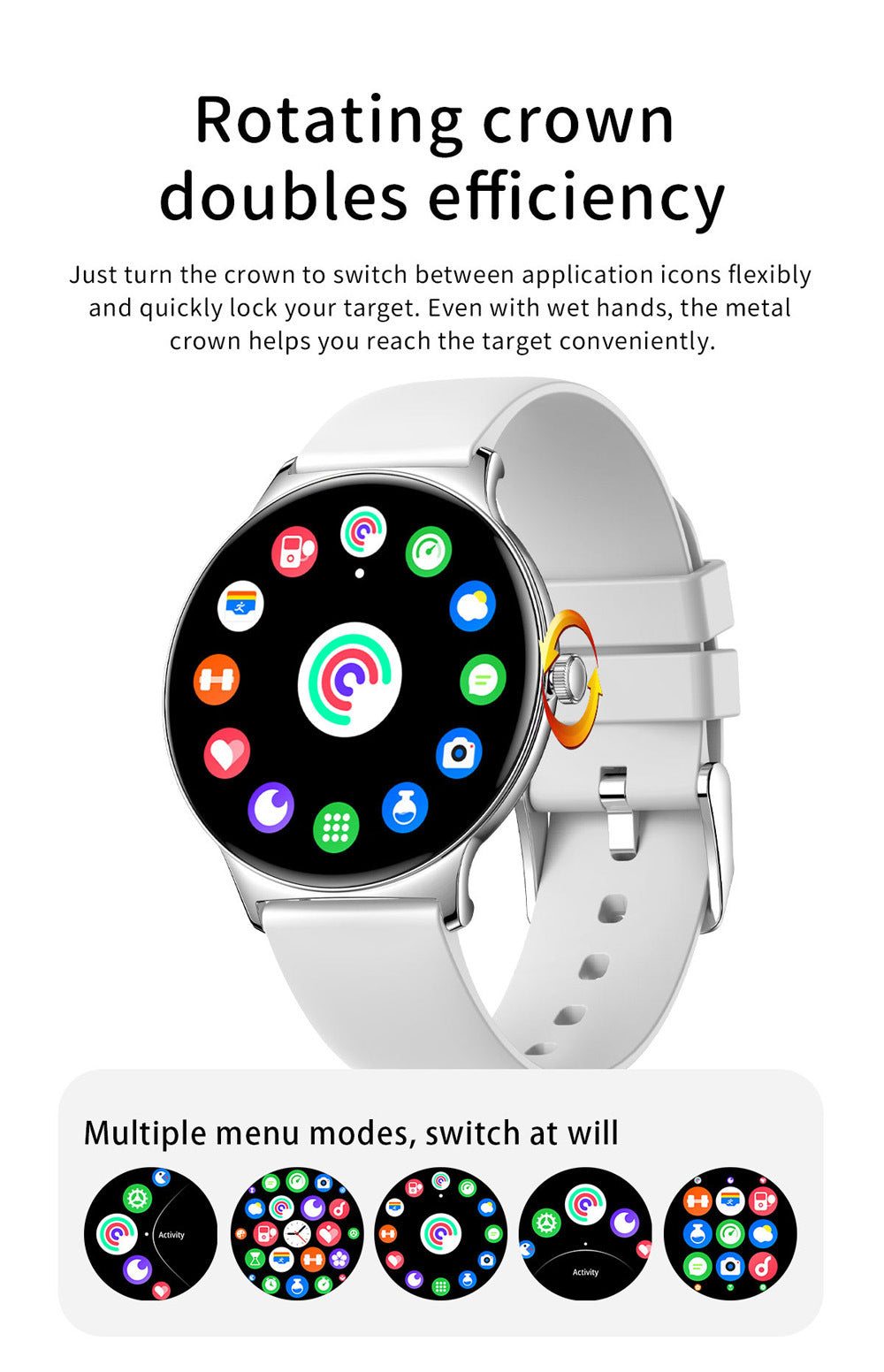 COLMI Ladies Smart Watch Round Screen
