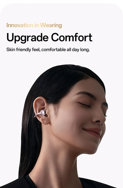 Clip-On Open Ear Earbuds | Zero Leak Spatial Audio Headset