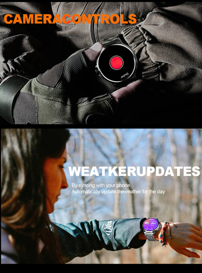 LIGE Big Screen Outdoor Sports Smart Watch Dial Call