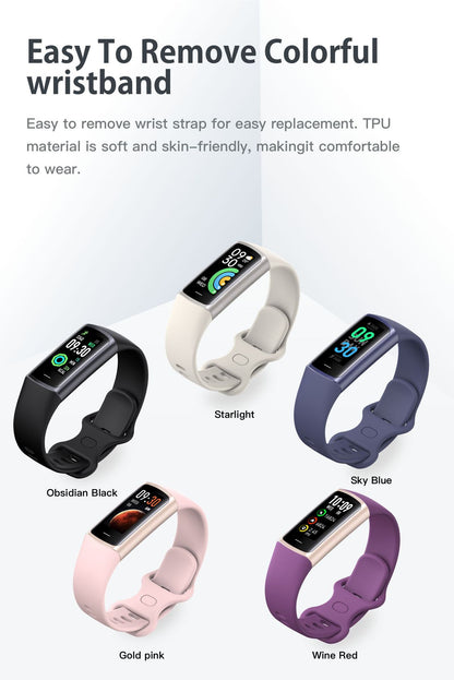 Colorful Replaceable Strap Fitness Tracker Smart Band
