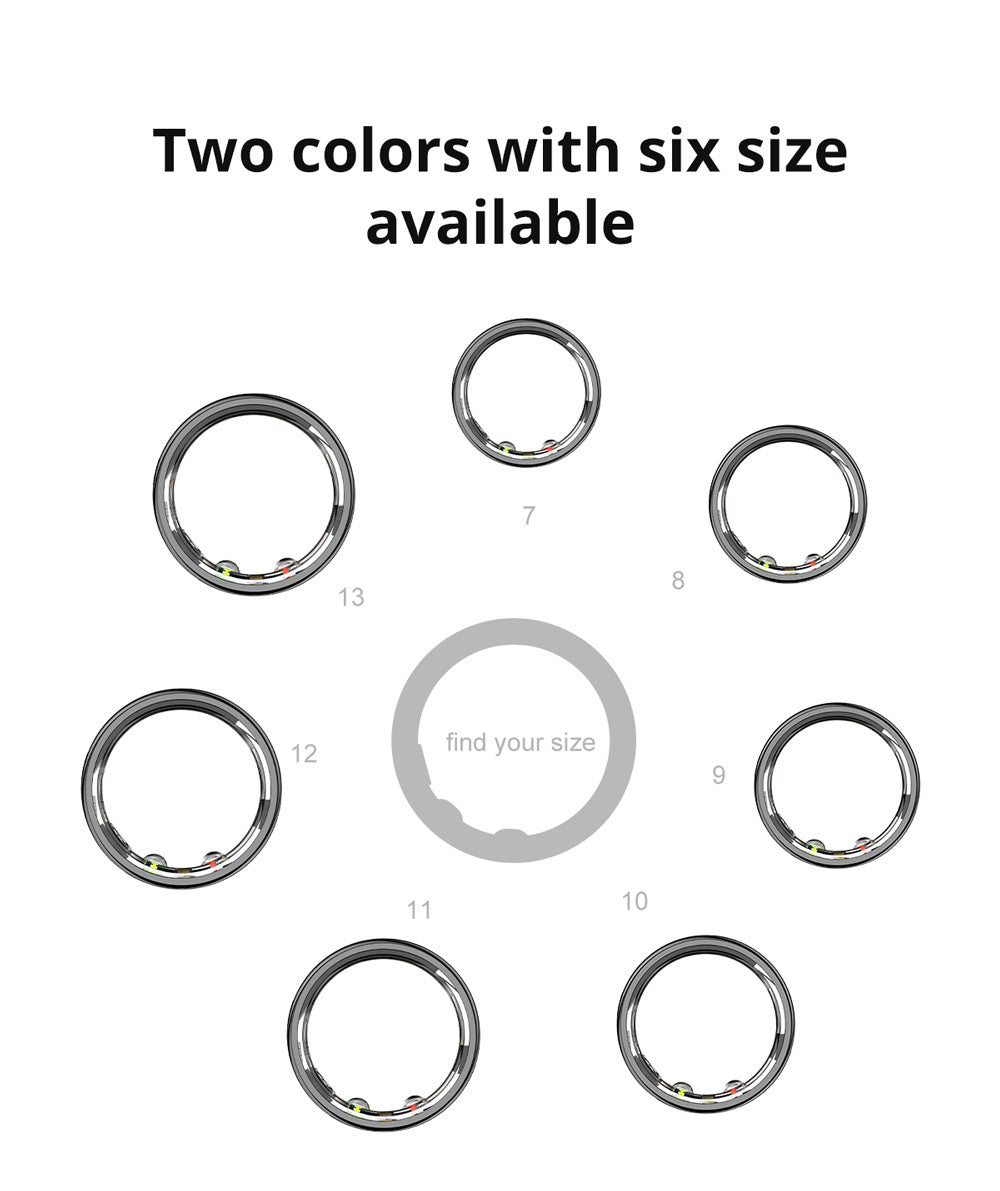 Smart Health Ring Fitness Tracker Ring For Sleep Heart Rate Monitoring
