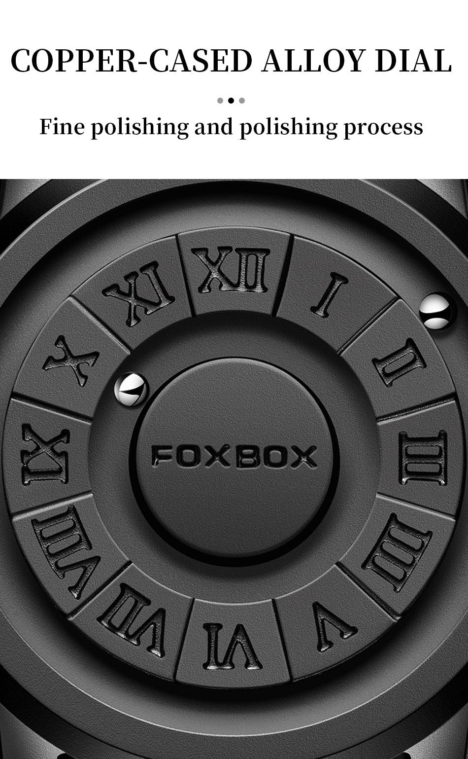 Fashion Scrolling Dial Leather Steel Band Mens Minimalist Watch
