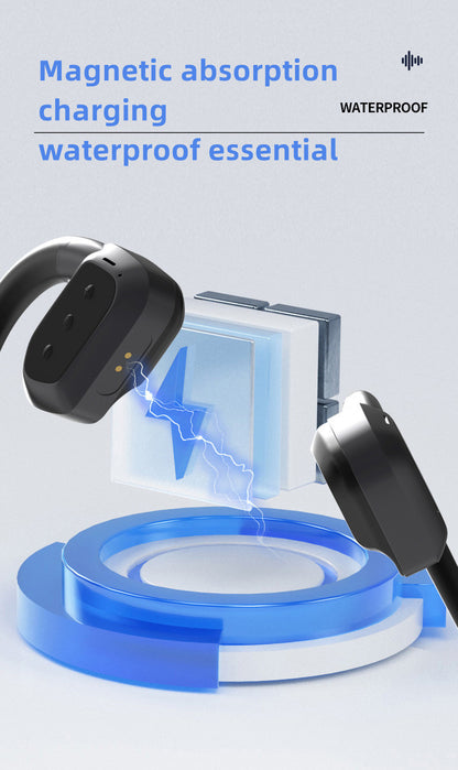 IPX8 Waterproof Swimming bone conduction headphon with 32G
