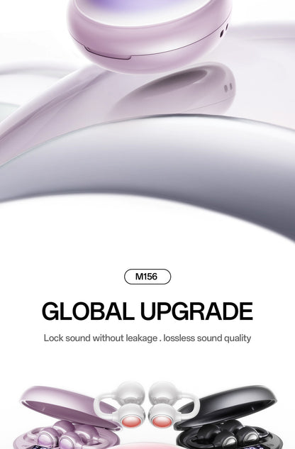 Clip-On Open Ear Earbuds | Zero Leak Spatial Audio Headset