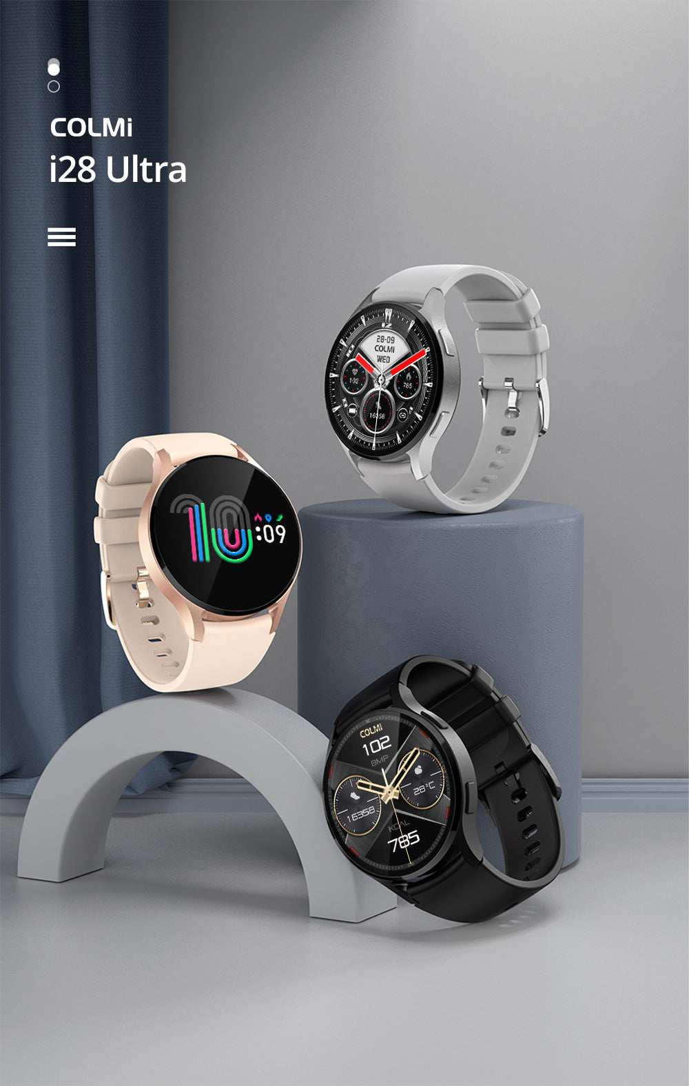 1.43‑Inch AMOLED Round Smart Watch