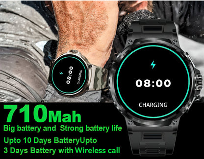 LIGE Big Screen Outdoor Sports Smart Watch Dial Call
