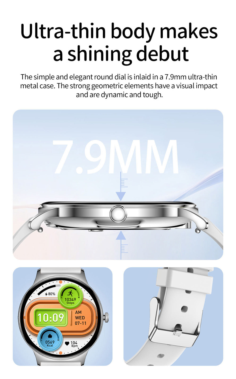 COLMI Ladies Smart Watch Round Screen
