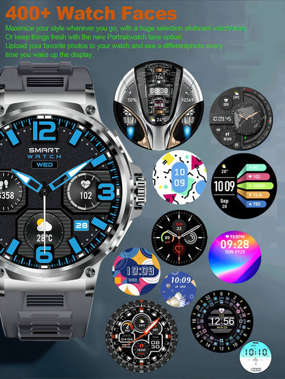 LIGE Big Screen Outdoor Sports Smart Watch Dial Call