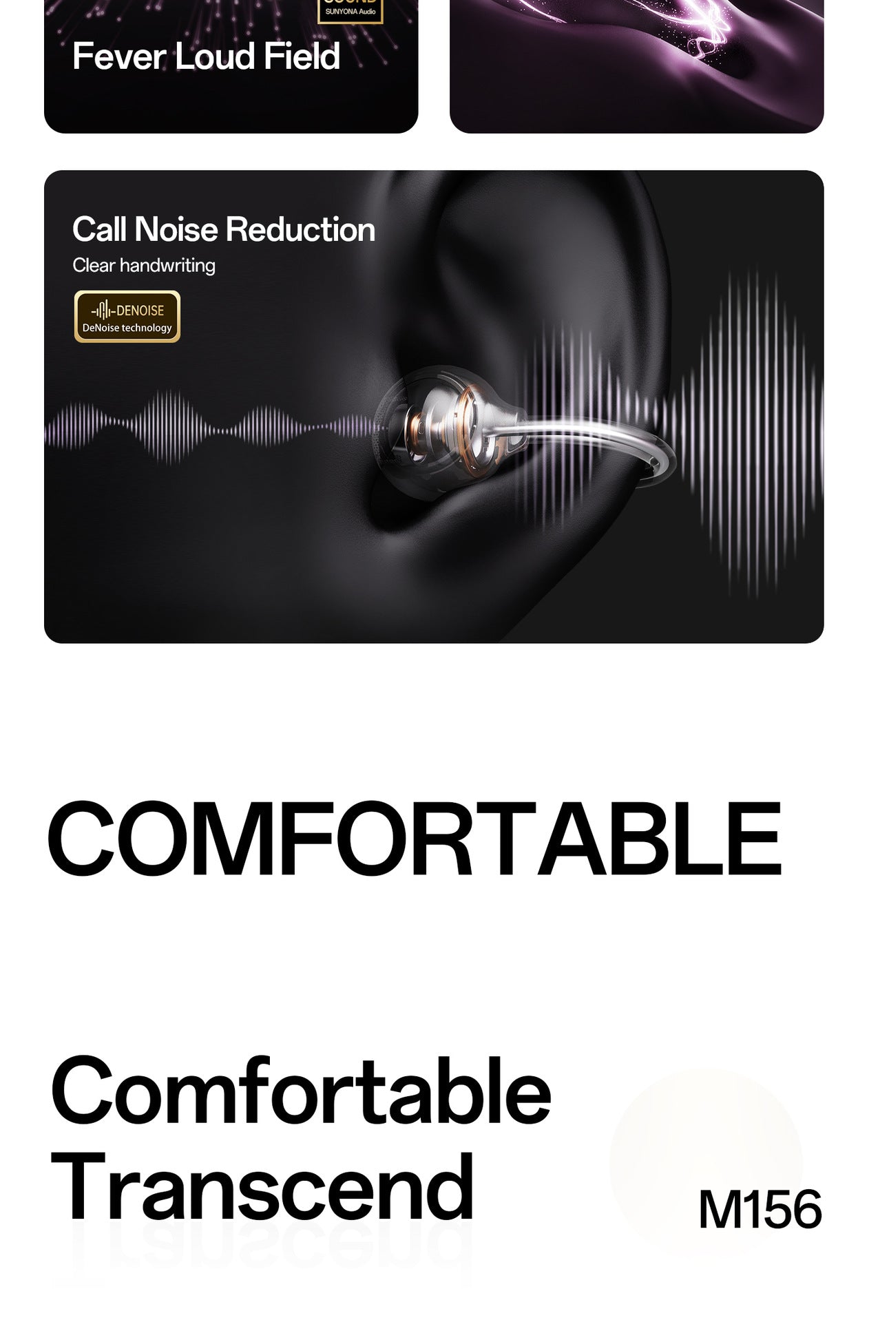 Clip-On Open Ear Earbuds | Zero Leak Spatial Audio Headset