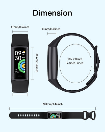 Colorful Replaceable Strap Fitness Tracker Smart Band