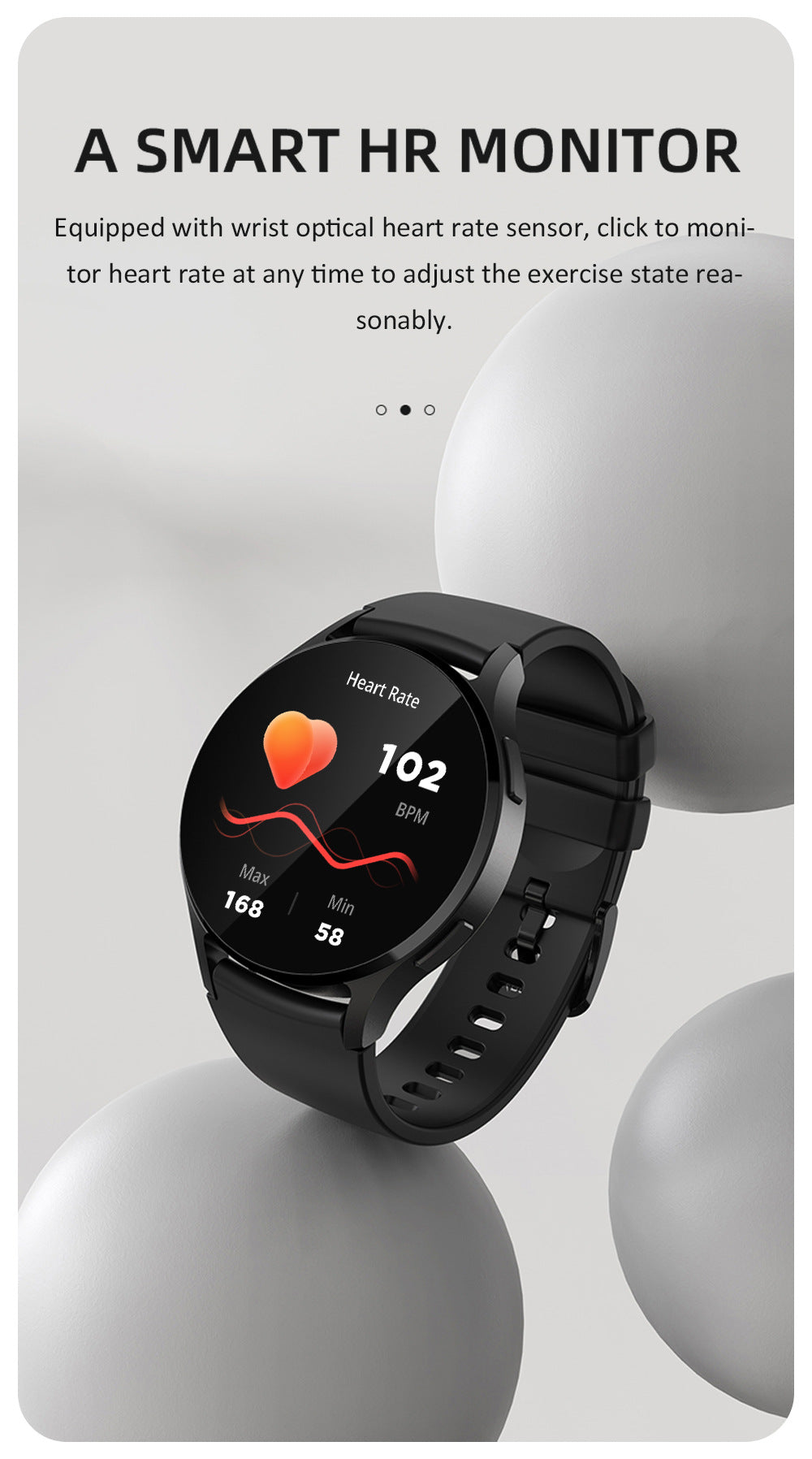 1.43‑Inch AMOLED Round Smart Watch