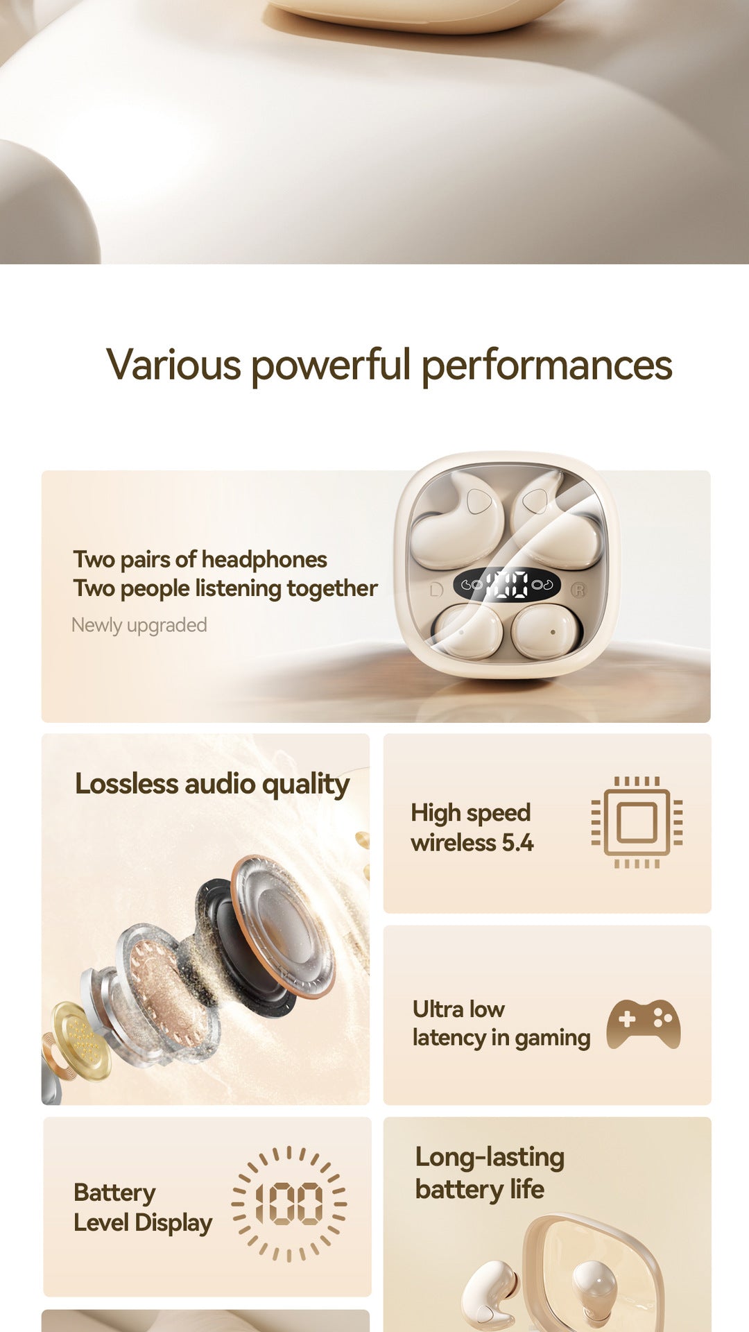 Invisible Sleep Wireless Earbuds Noise Masking Soundproof Mini Bluetooth Earphones for Sleeping Snoring