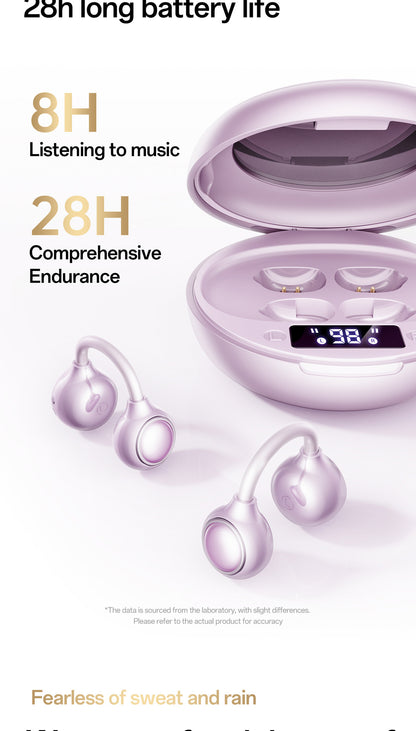 Clip-On Open Ear Earbuds | Zero Leak Spatial Audio Headset
