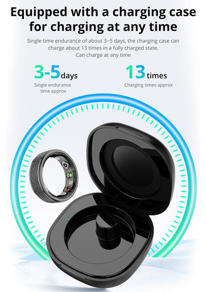 Smart Health Ring Fitness Tracker Ring For Sleep Heart Rate Monitoring