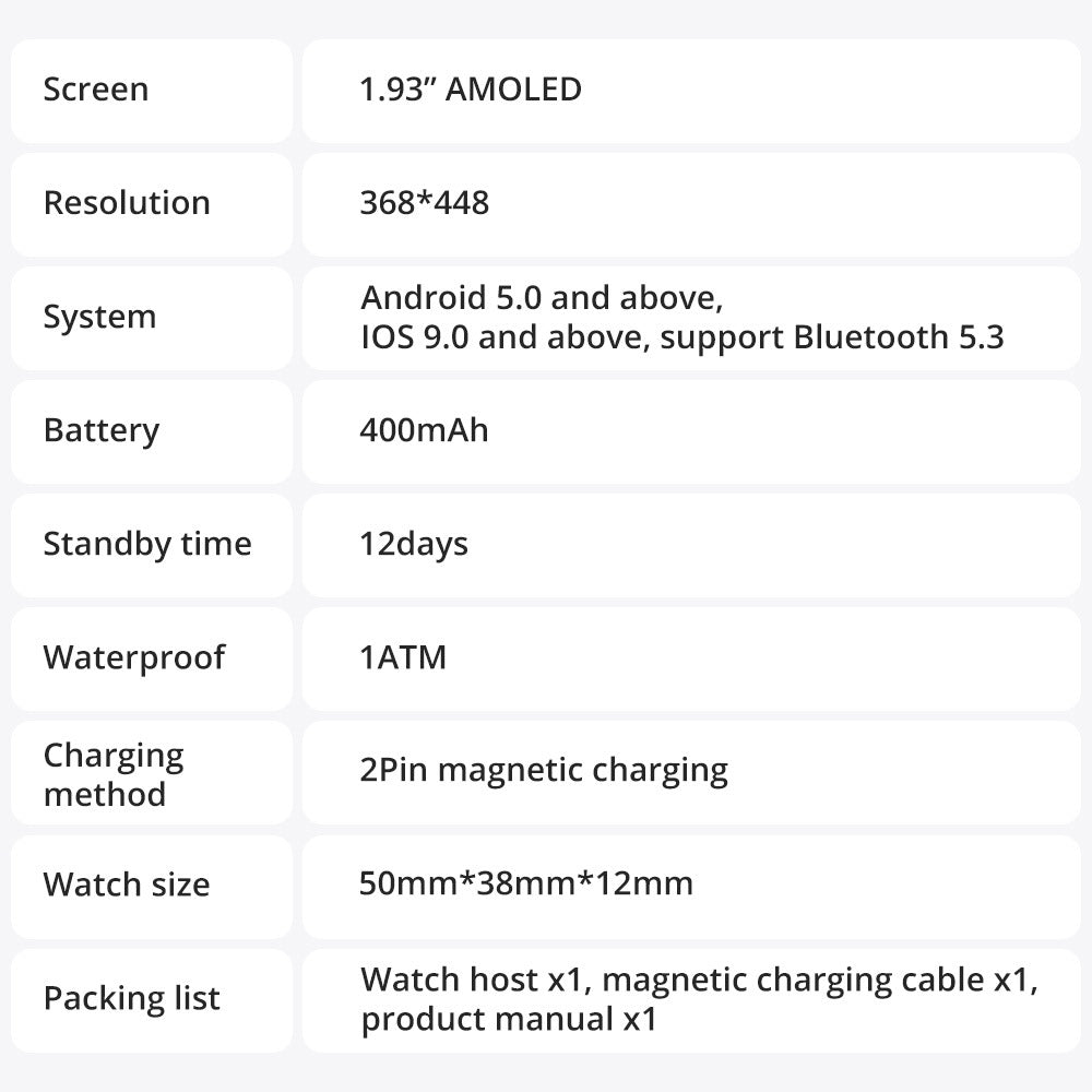 COLMI Smart Watch Fitness Tracker