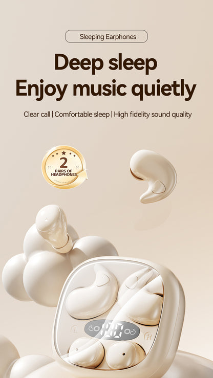 Invisible Sleep Wireless Earbuds Noise Masking Soundproof Mini Bluetooth Earphones for Sleeping Snoring