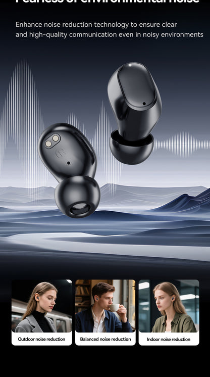 ACS Surround Sound Bluetooth Earbuds Digital Battery Display Wireless Stereo Headphones
